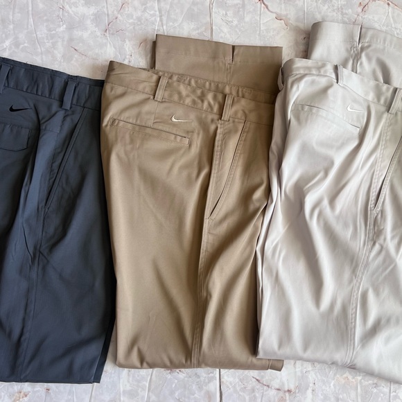 Nike Men's Golf Dri-fit Lightweight Sport Pants Bundle of 3 - size 36x32 - Picture 2 of 15